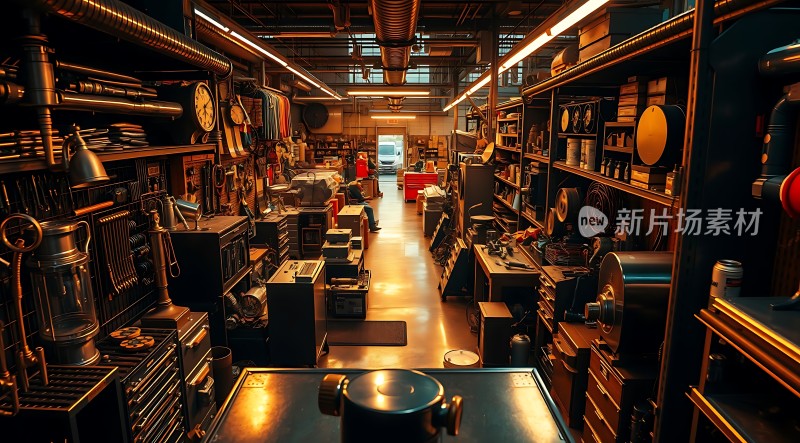 机械车间里的神秘实验室
