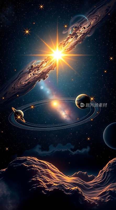 宇宙奇观星云、行星与恒星