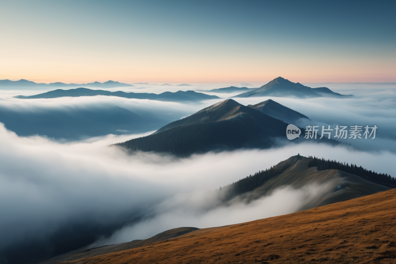 山云密布低云密布风光风景图片