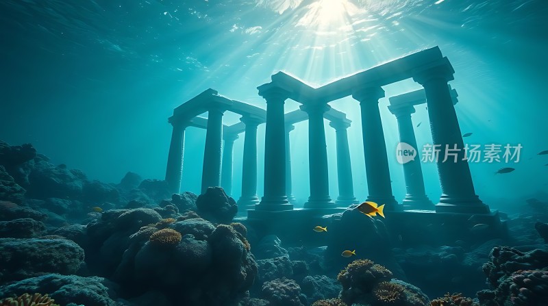 水下古建筑遗迹