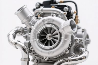 涡轮增压器特写 涡轮增压器特写