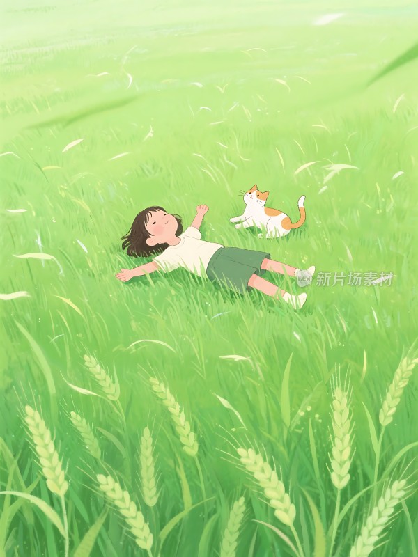 绿茵草地上的童趣时光