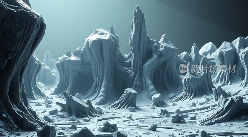 冰封世界神秘雪原探险之旅