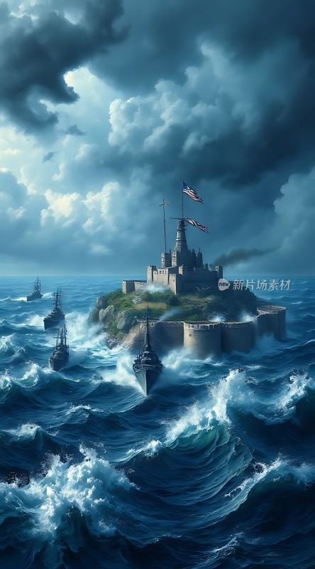 海战风云孤岛激斗