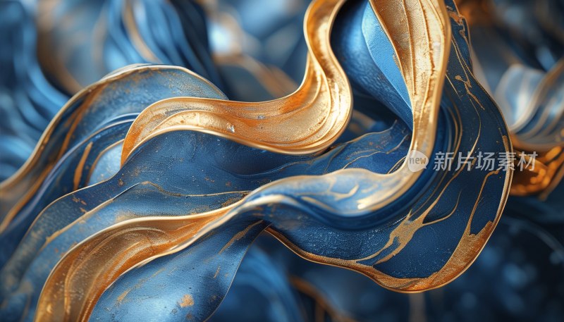 流动金属炫彩背景