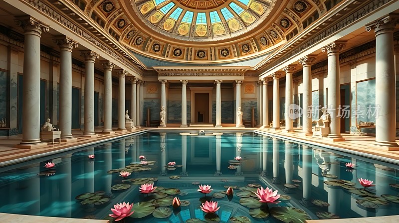 **古典建筑与自然美景的结合**