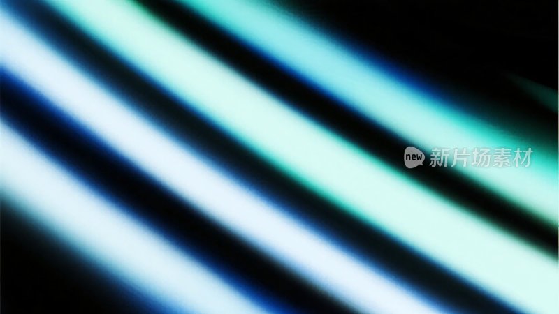 蓝绿渐变光影抽象画面