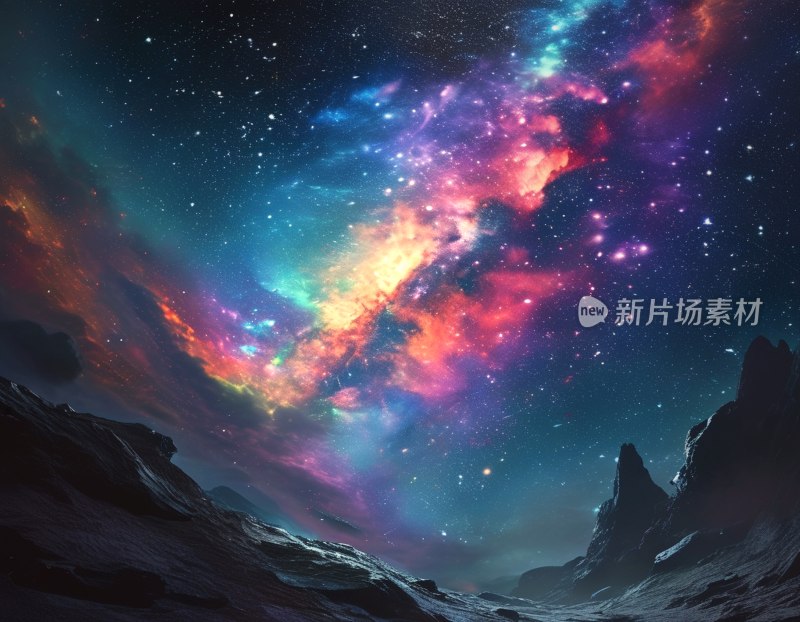 奇幻星系背景