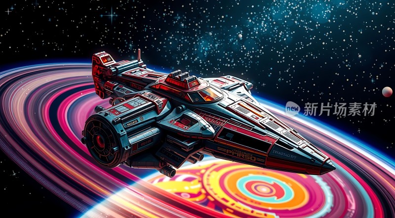 星际飞船探索未知宇宙