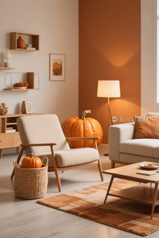 温馨秋季室内布置