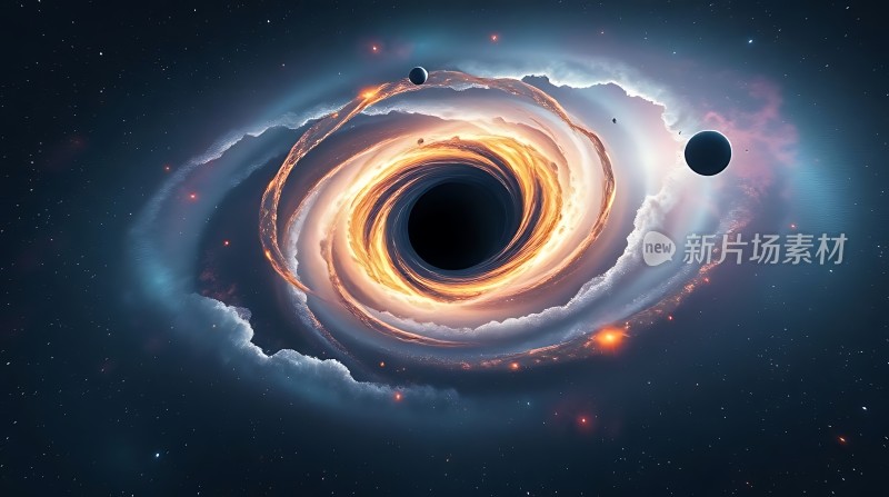 宇宙黑洞漩涡奇观