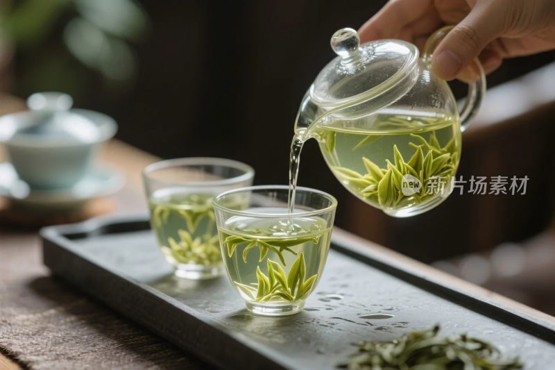 茶壶泡茶茶艺场景
