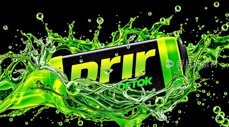 七喜汽水广告图