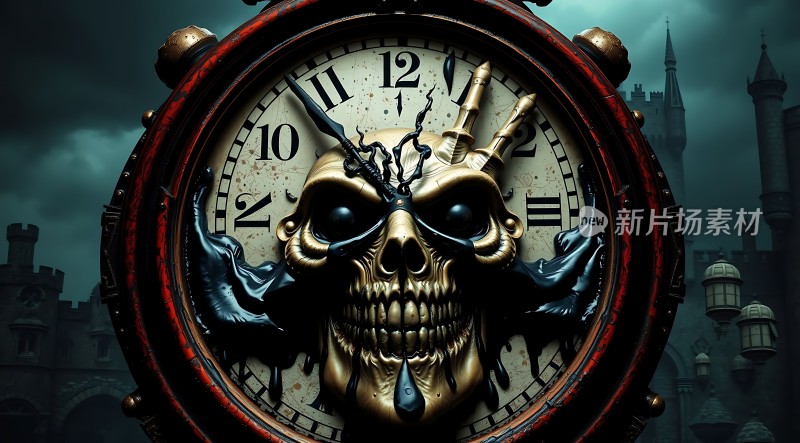 骷髅时钟黑暗城堡的秘密