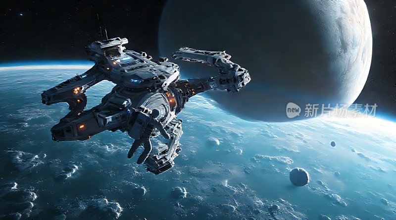 星际飞船探索未知宇宙