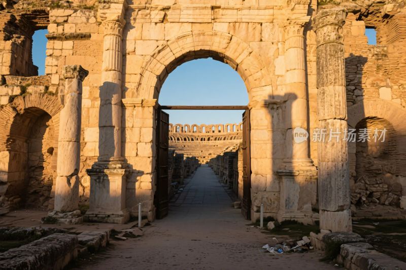 古遗址拱门遗迹