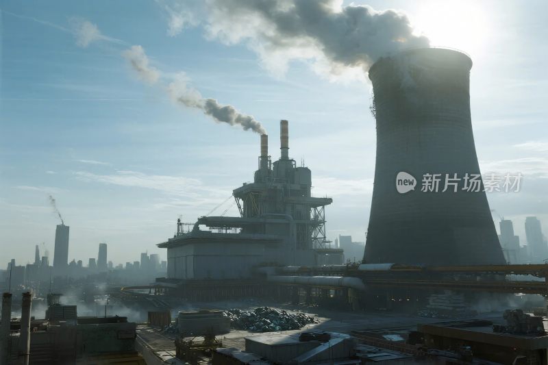 工业设施与城市远景