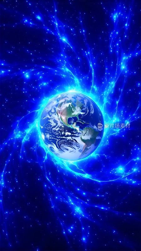 蓝色星河中的地球