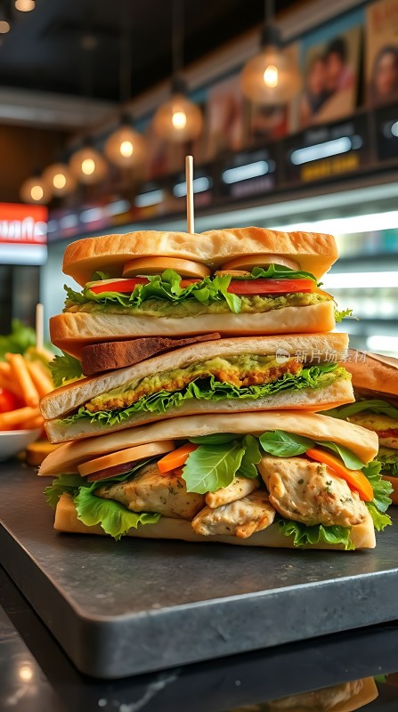 美味三明治大集合层层叠叠新鲜诱人！