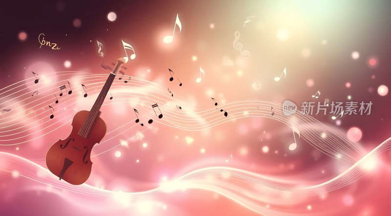 音乐之魂小提琴与音符的交响曲