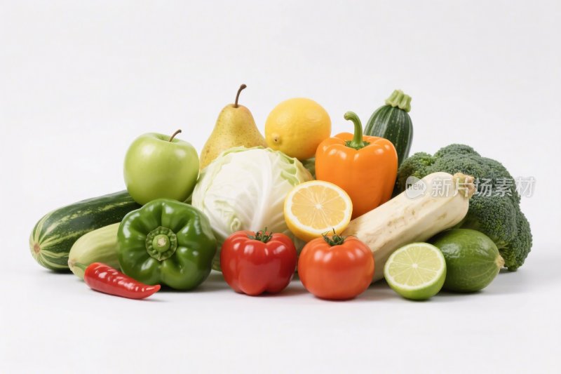 新鲜蔬果集合图