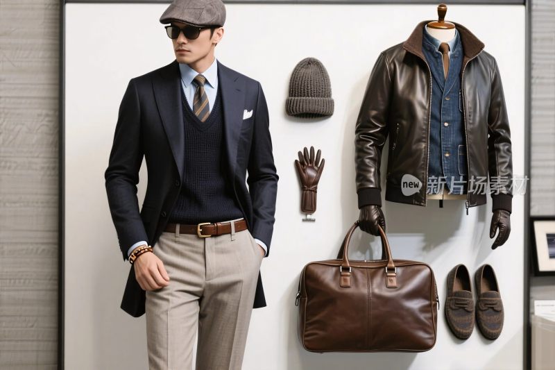男士时尚穿搭展示