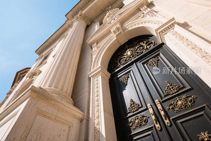 古典建筑大门摄影