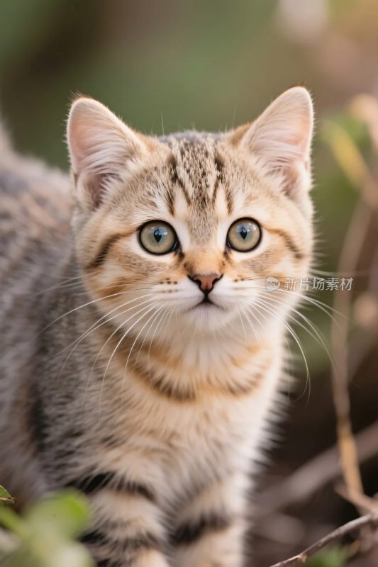 小猫特写照片