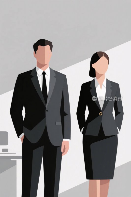 商务办公人物插画