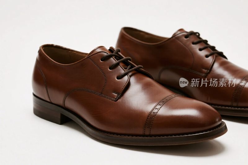 棕色皮鞋展示图