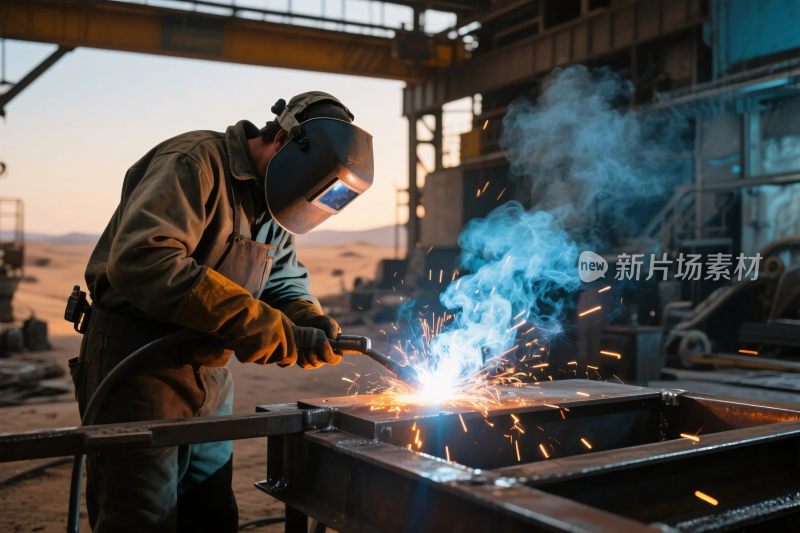 工业电焊作业场景