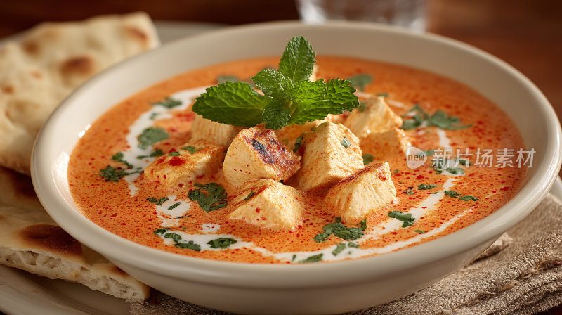 美味印度鸡肉咖喱汤