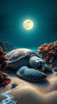 月下海龟梦游 月下海龟梦游