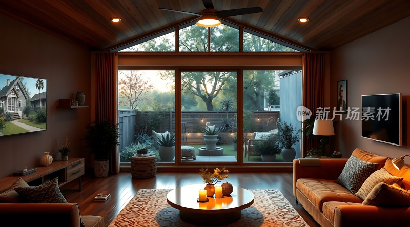 温馨客厅自然光线与舒适家具的结合