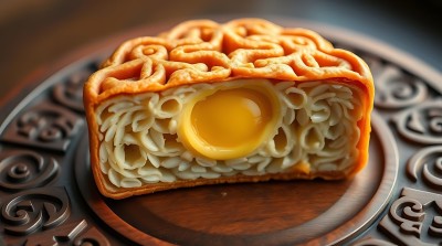 蛋黄流心月饼