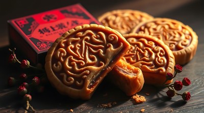 传统月饼经典美味节日分享佳品