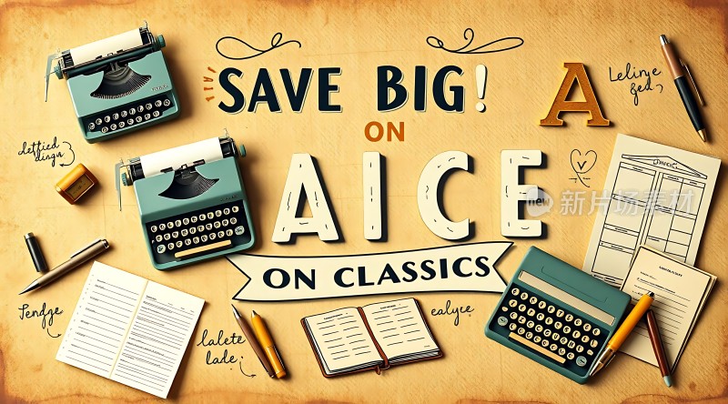 复古文具大促经典物品优惠多多