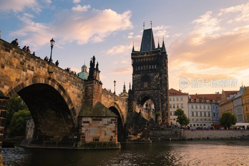布拉格查理大桥风景