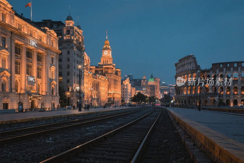 上海外滩夜色景观