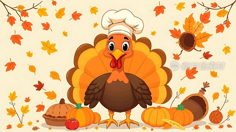 感恩节火鸡美食盛宴