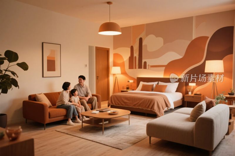 现代风格室内场景