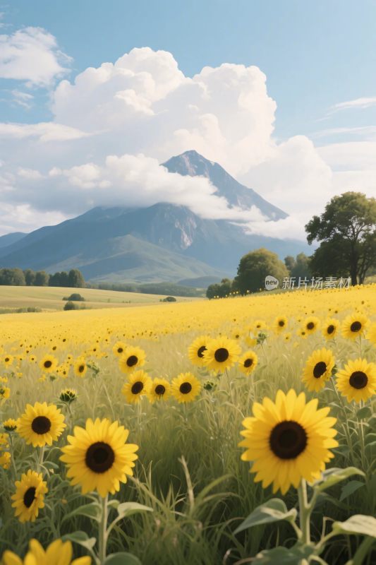 向日葵田园风景