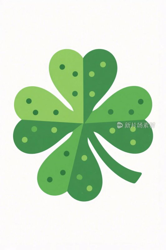 四叶草矢量插画
