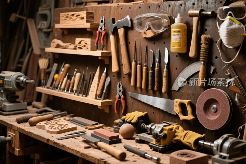 木工工具工作间
