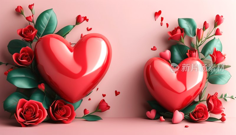 情人节横幅设计模板