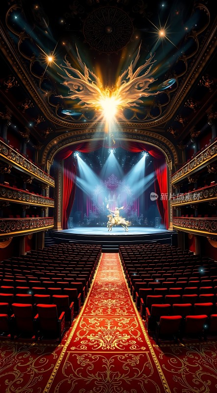 剧院舞台上的华丽表演