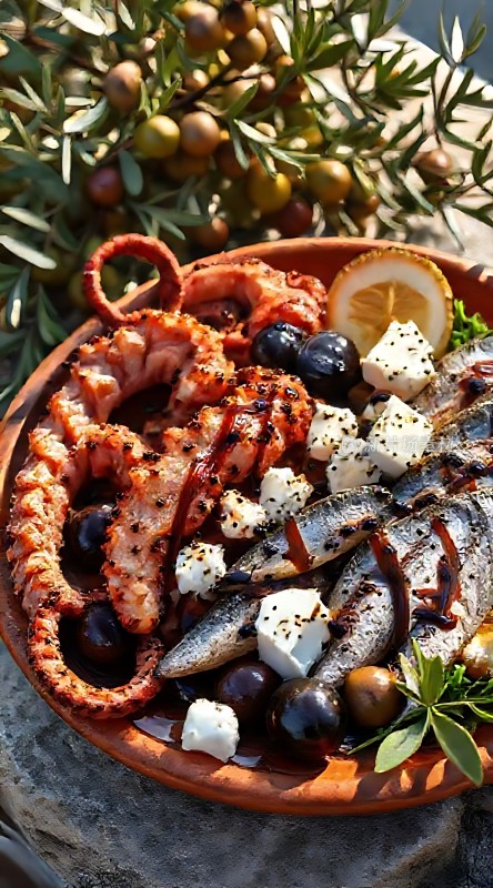 地中海风味海鲜拼盘