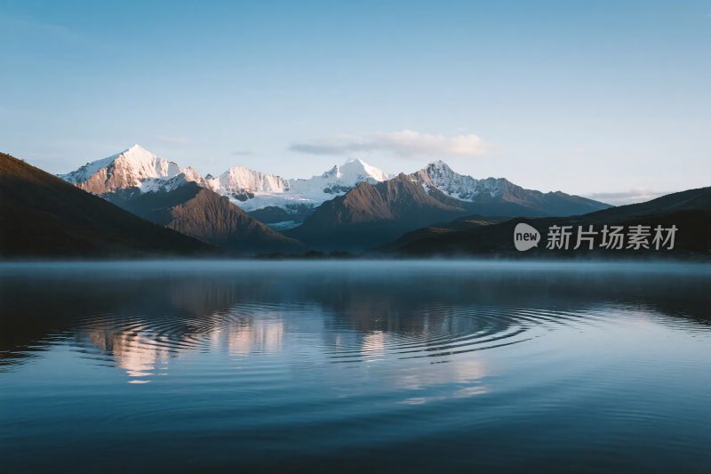 山水湖泊自然风光