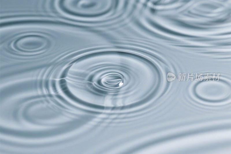 水面涟漪水滴效果