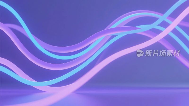 渐变彩色波浪线条背景